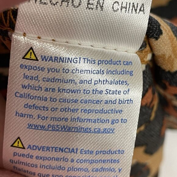 Umgee Skirt Size M Animal Print Midi Length Fit And Flare Buttons Slit Flowy NEW - Picture 8 of 9